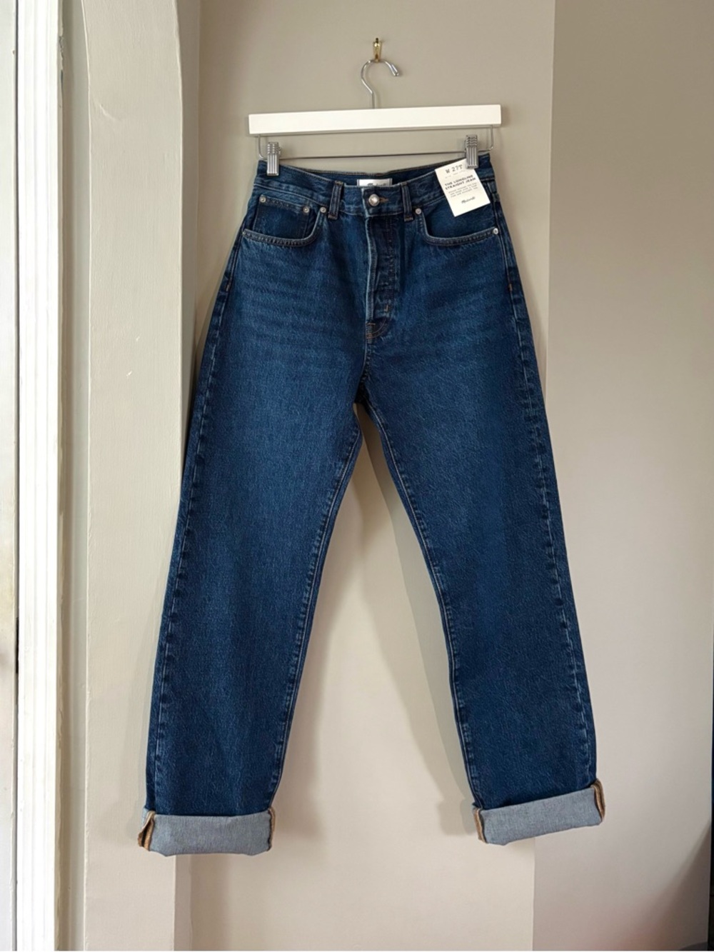 NWT Longline Jean in McKinney Wash, size 27T